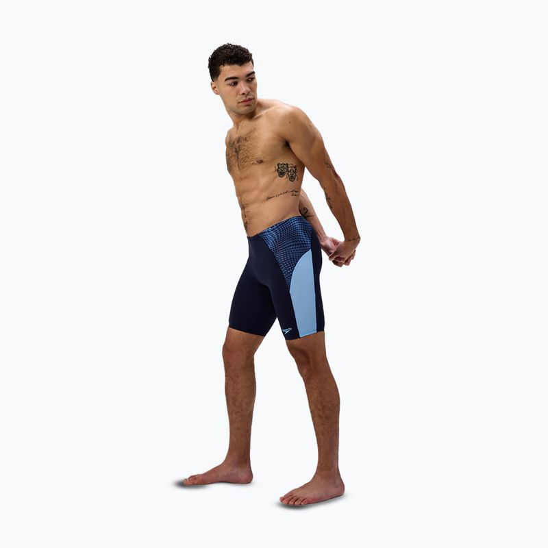Férfi Speedo Endurance+ MAX Splice úszónadrág, navy/sugar blue 2