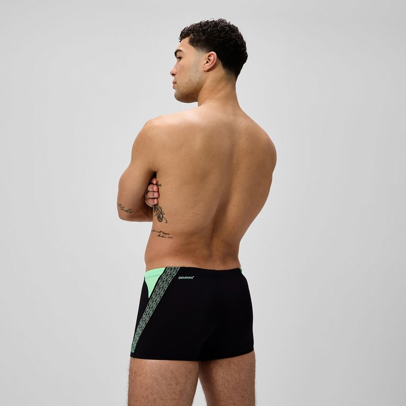 Férfi Speedo Hyper Boom Splice úszódobok fekete/alfalfa zöld 3