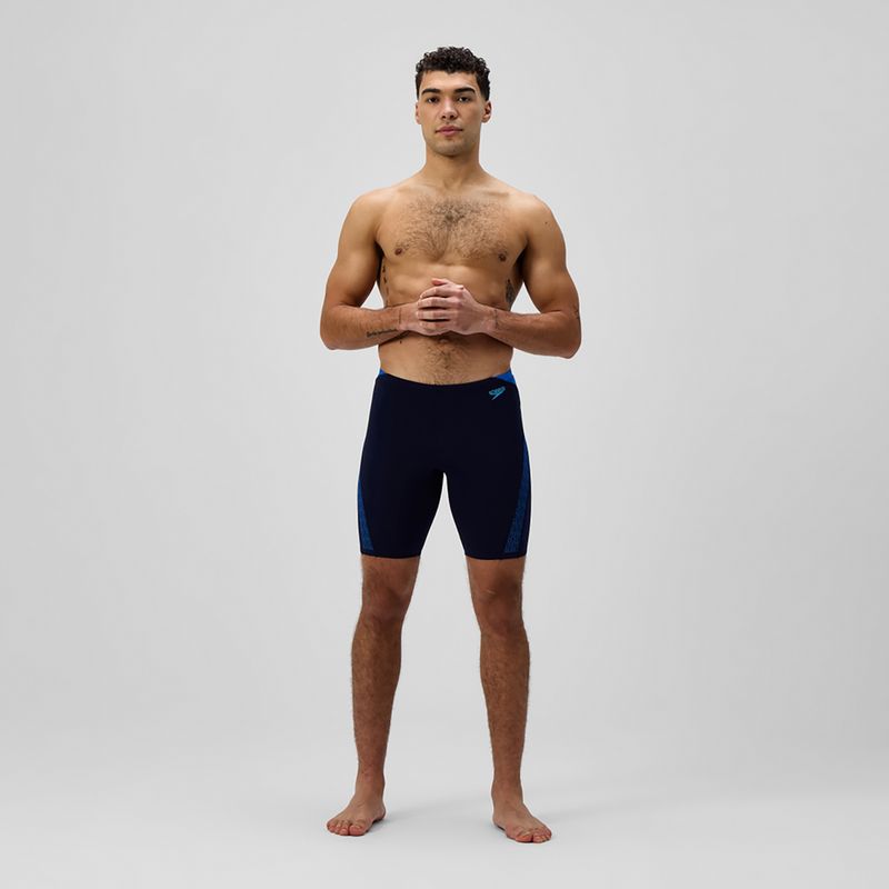Férfi Speedo Hyper Boom Splice úszósapka peacoat/lagoon blue 2