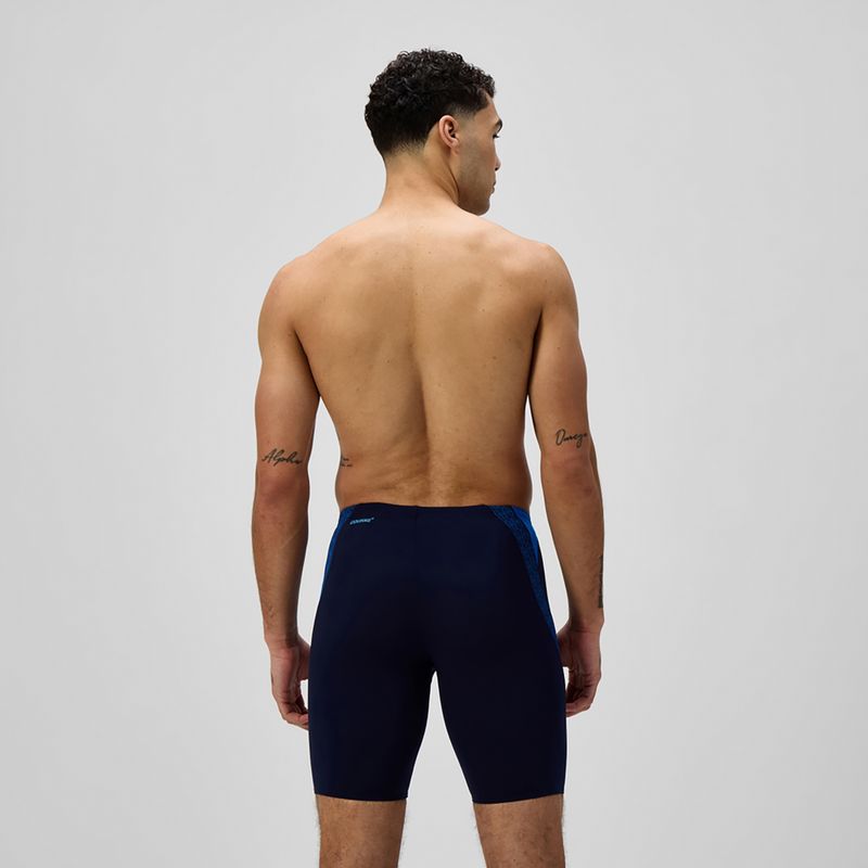 Férfi úszófüldugók Speedo Hyper Boom Splice szürke ólom/neon korall 3