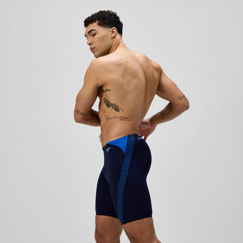 Férfi úszófüldugók Speedo Hyper Boom Splice szürke ólom/neon korall 4