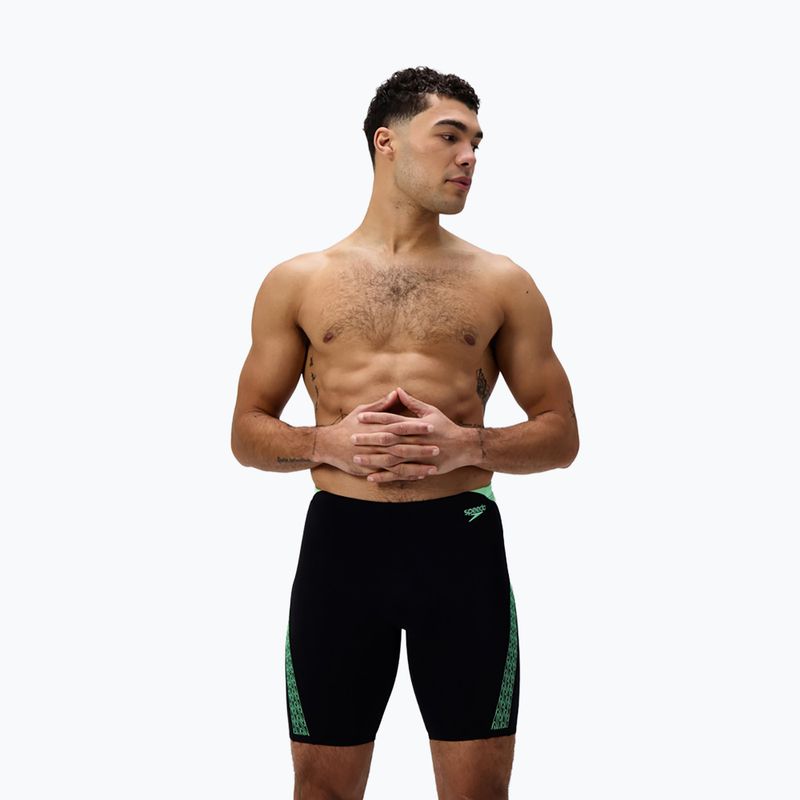 Férfi Speedo Hyper Boom Splice úszófülkék fekete/alfalfa zöld