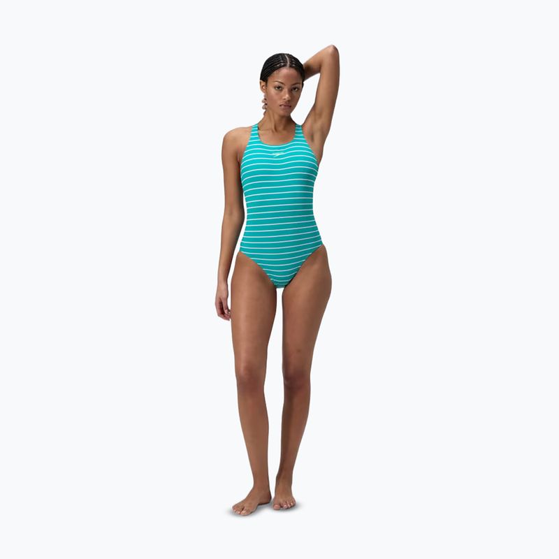 Női egyrészes fürdőruha Speedo Eco Endurance+ Printed Medalist turquoise gem 2