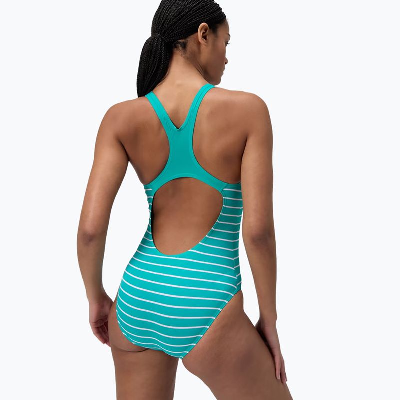 Női egyrészes fürdőruha Speedo Eco Endurance+ Printed Medalist turquoise gem 3