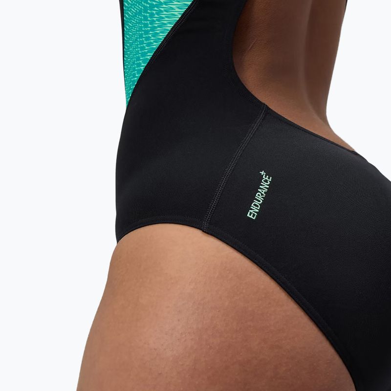 Női egyrészes fürdőruha Speedo Placement Laneback turquoise gem 7
