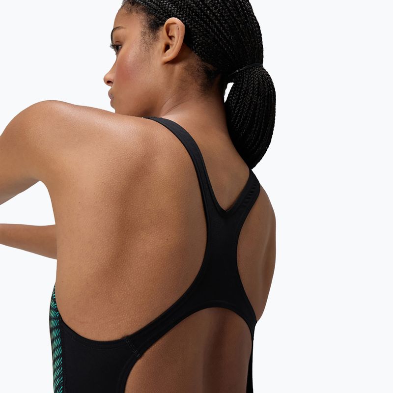 Női egyrészes úszódressz Speedo Digital Printed Medalist türkiz drágakő 5