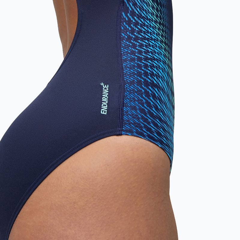 Női egyrészes úszódressz Speedo Digital Printed Medalist lagúna kék 7