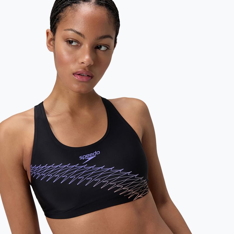 Női kétrészes fürdőruha Speedo Placement 2pc set bright peach 5