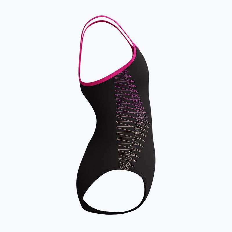 Gyermek egyrészes úszódressz Speedo Platisol Placement Thinstrap Muscleback flare rózsaszín 4