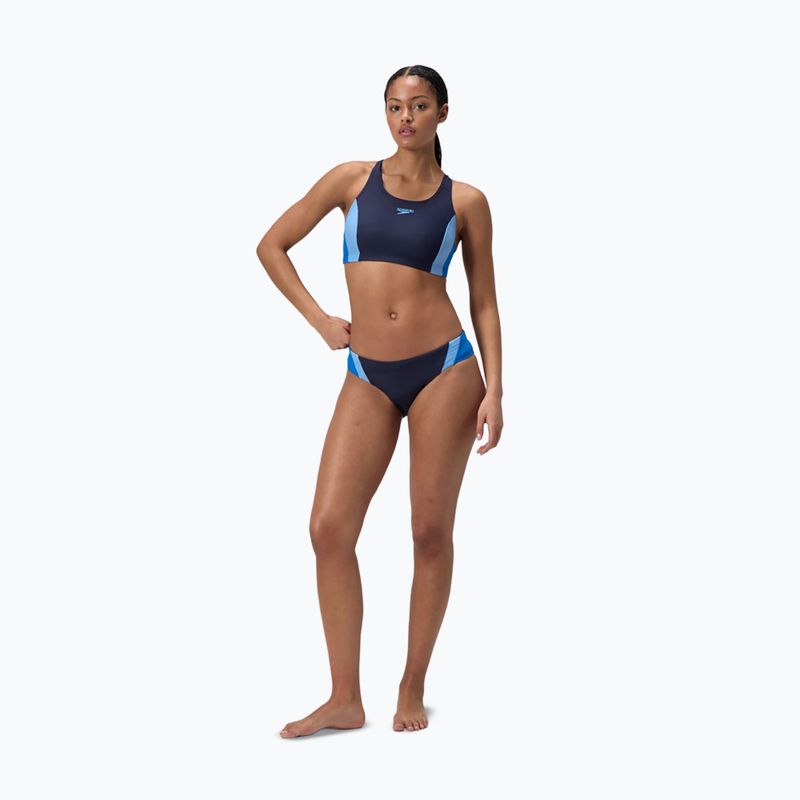 Női kétrészes fürdőruha Speedo Colourblock Splice 2.0 lagoon blue/celeste 2