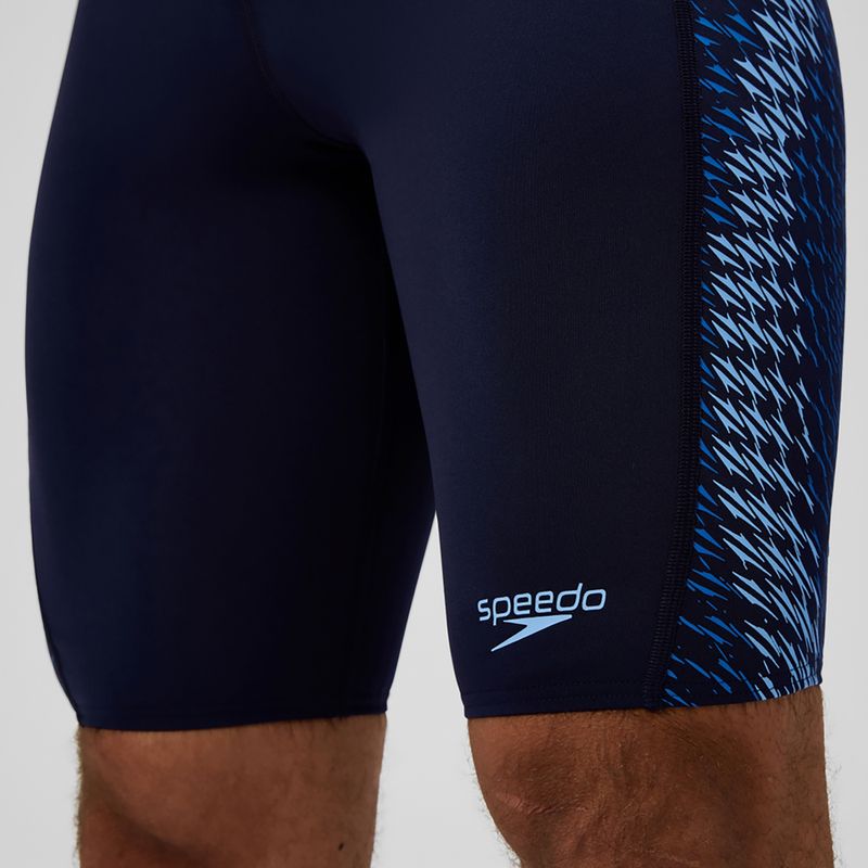 Férfi Speedo Endurance+ Tech Panel úszónadrág, navy/sugar blue 7