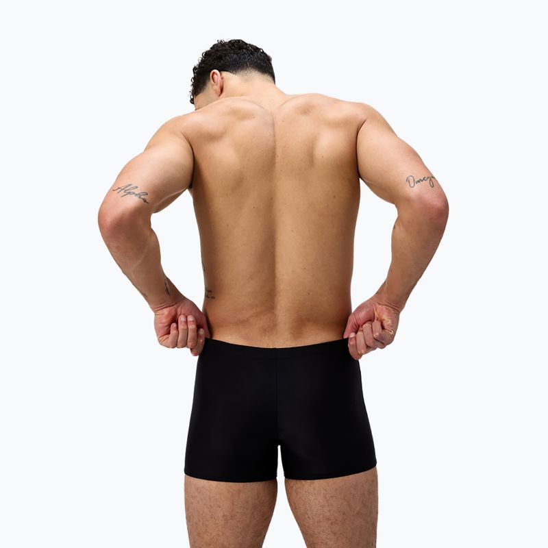 Férfi Speedo Medley Logo Aquashort úszódobok fekete/vezető szürke 3