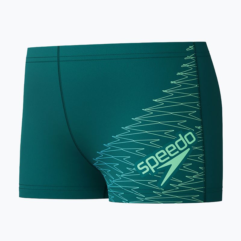 Gyerek úszó boxeralsó Speedo Medley Logo Aquashort deep emerald/alfalfa green 3