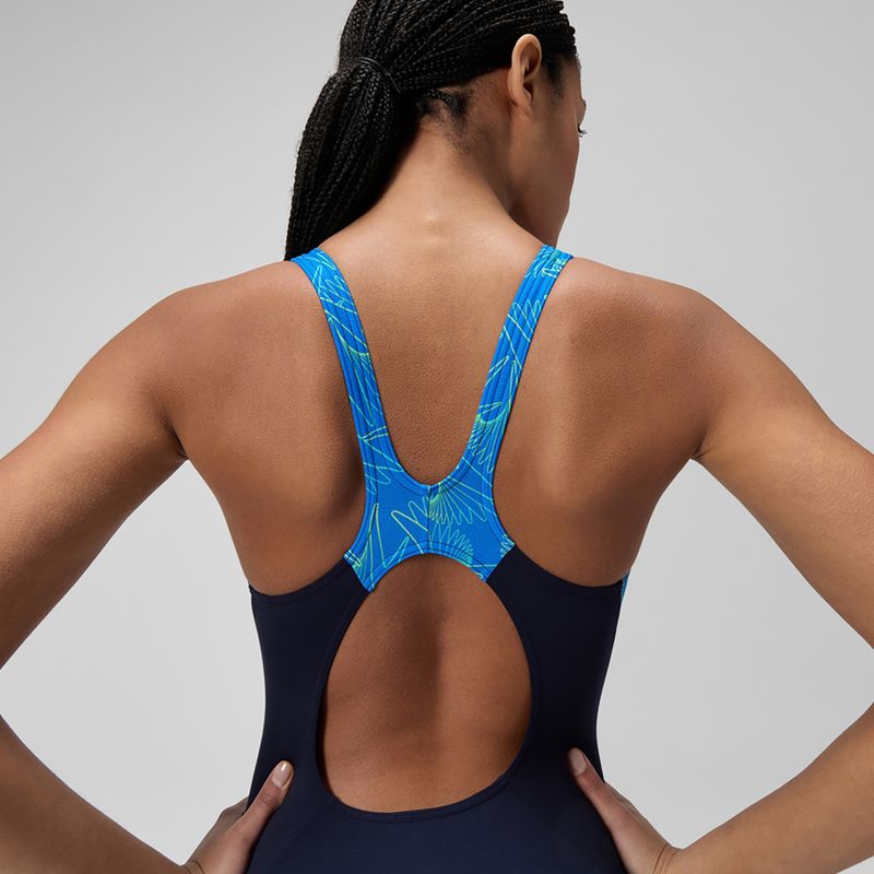 Speedo női egyrészes fürdőruha HyperBoom Splice Muscleback lagúna kék 7