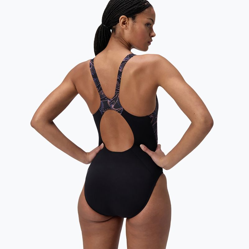 Női egyrészes fürdőruha Speedo HyperBoom Splice Muscleback bright peach 3