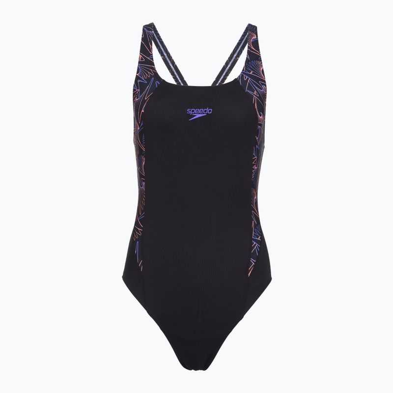 Női egyrészes fürdőruha Speedo HyperBoom Splice Muscleback bright peach