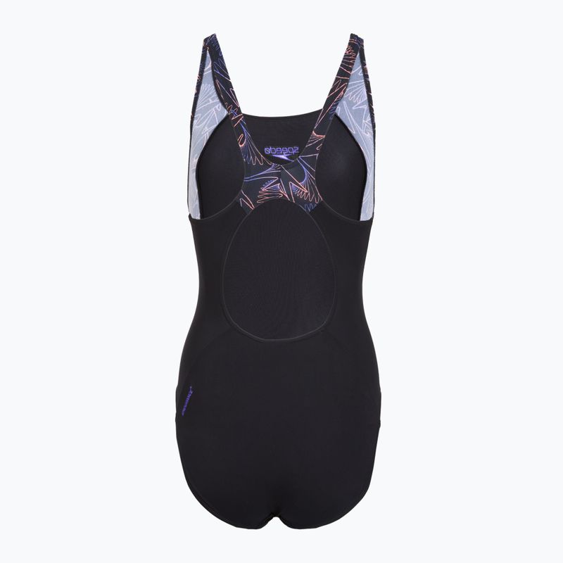 Női egyrészes fürdőruha Speedo HyperBoom Splice Muscleback bright peach 2