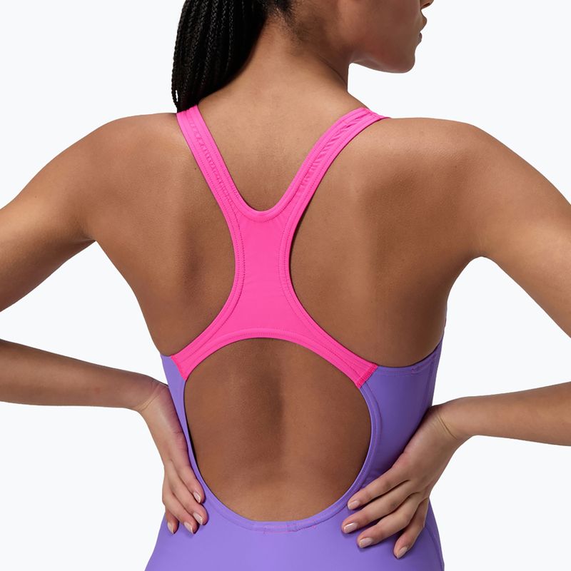 Speedo Medley Logo Medalist egyrészes úszódressz indigókék fényben 6