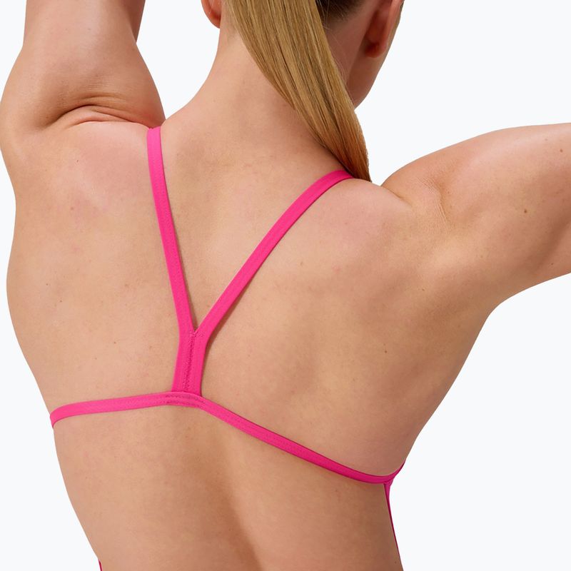 Női egyrészes úszódressz Speedo FL Solid V-Back flare pink 4
