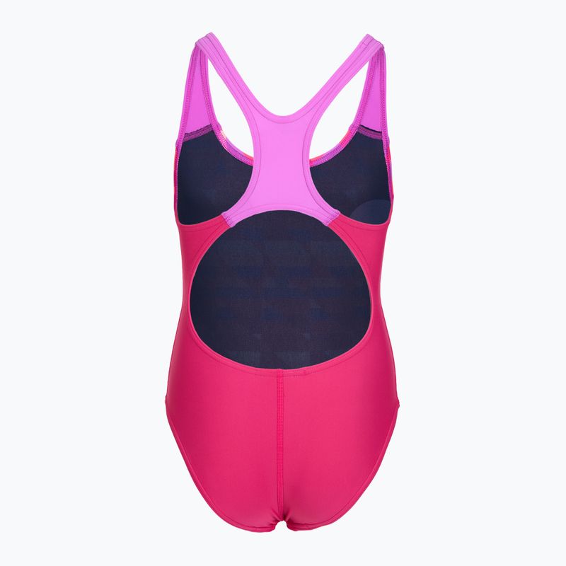 Gyerek egyrészes fürdőruha Speedo Digital Placement Splashback pink/glassy pink 2