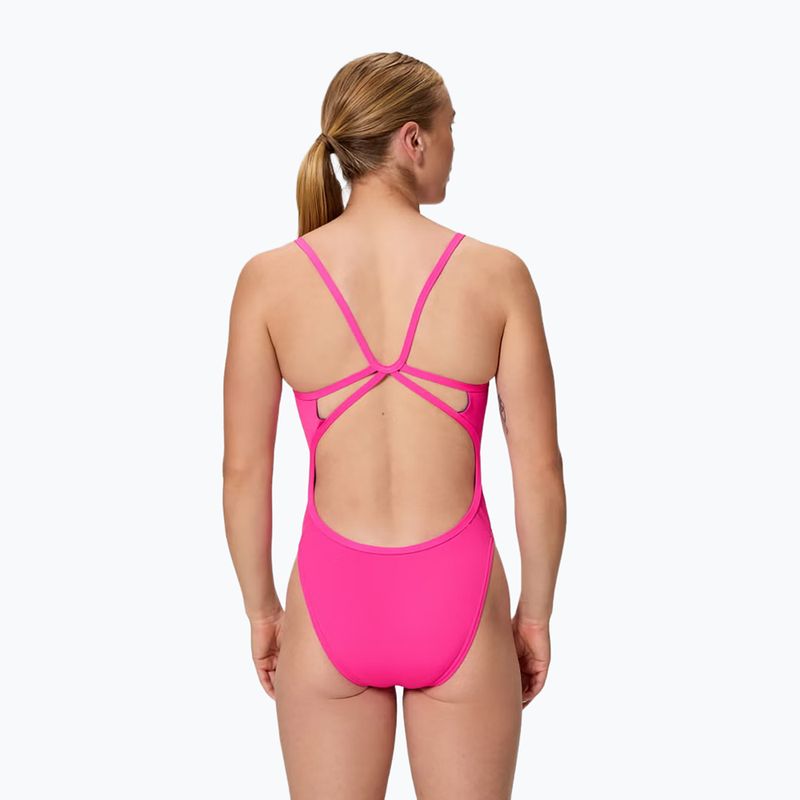 Női egyrészes úszódressz Speedo Solid Web punchy pink 2