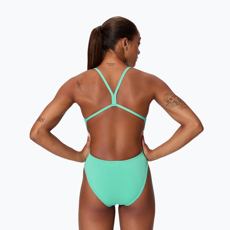 Női egyrészes fürdőruha Speedo FL Solid V-Back 2.0 aqua breeze 2