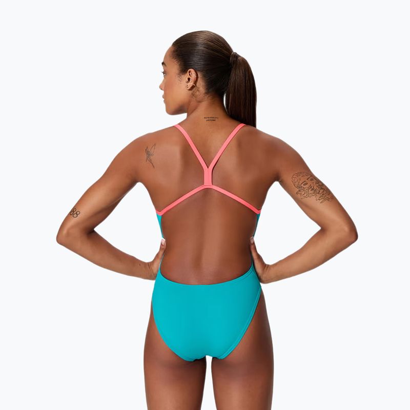 Női egyrészes fürdőruha Speedo FL Solid V-Back 2.0 mayan blue 2