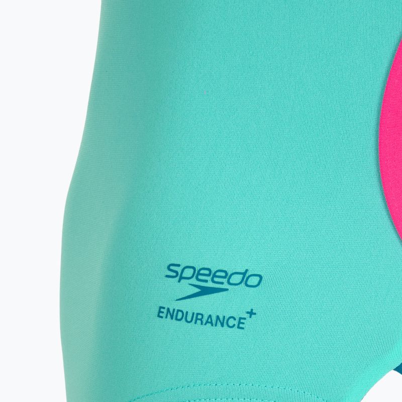 Női egyrészes fürdőruha Speedo Solid Tri aqua breeze 3