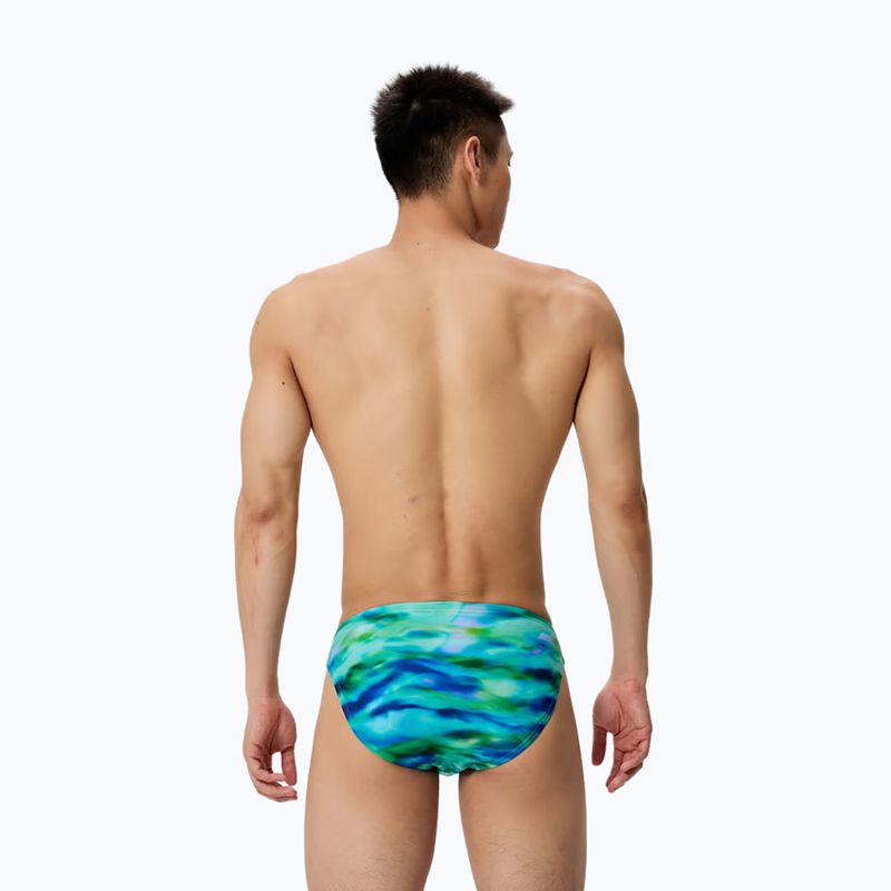 Férfi fürdőboxer Speedo Printed Brief sunset grove/green 2