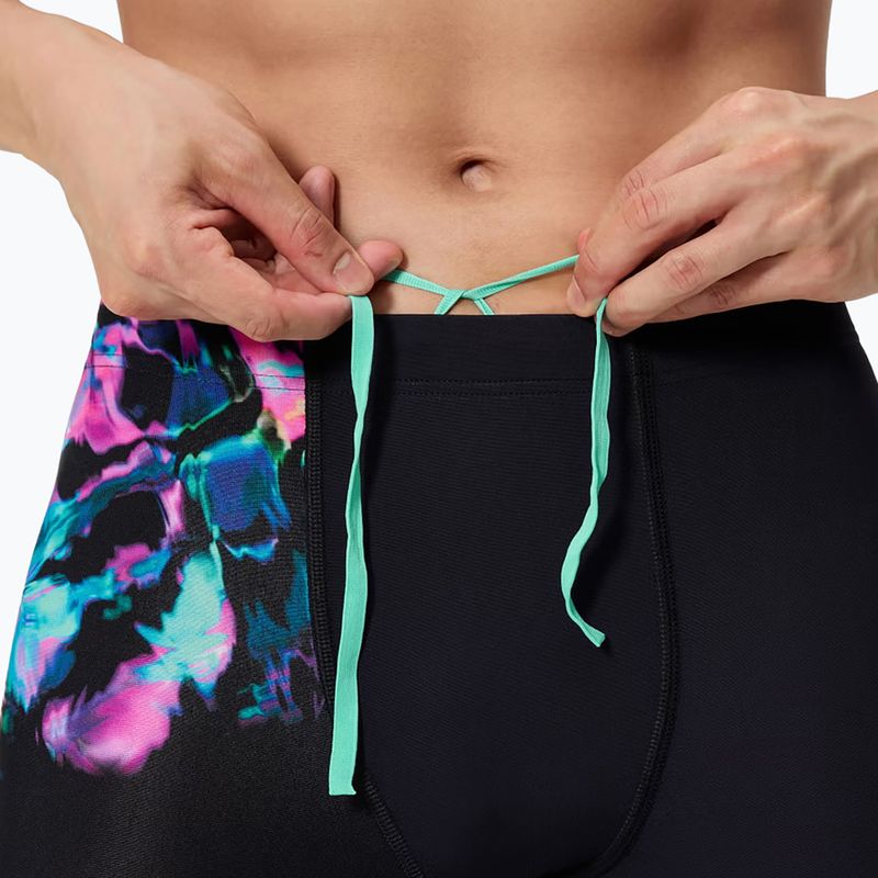 Férfi úszó jammerek Speedo Placement Aquashort Glitchy Garden/Black 4