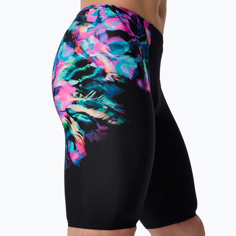 Férfi úszó jammerek Speedo Placement Aquashort Glitchy Garden/Black 5