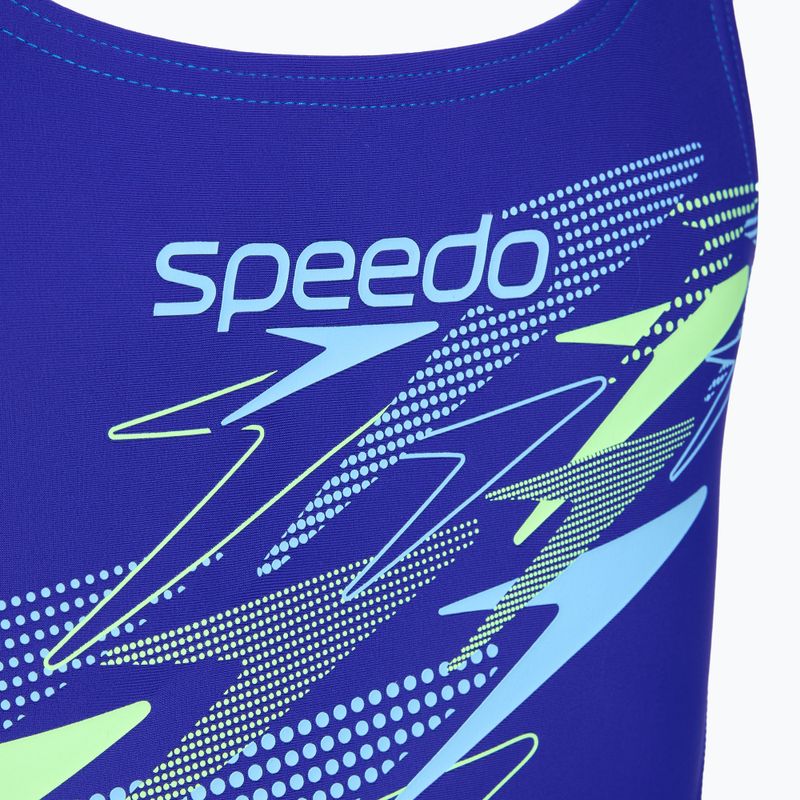 Gyerek egyrészes fürdőruha Speedo Medley Logo Medalist sapphire/mayan blue 3
