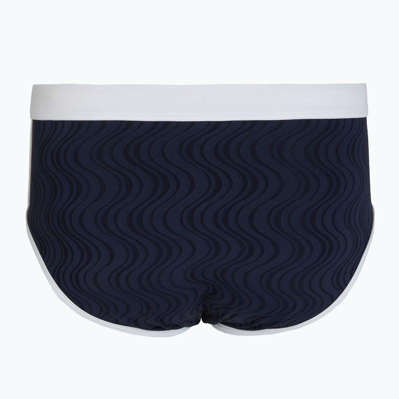 Férfi úszóslip Speedo Texture Brief 3.5" peacoat 2