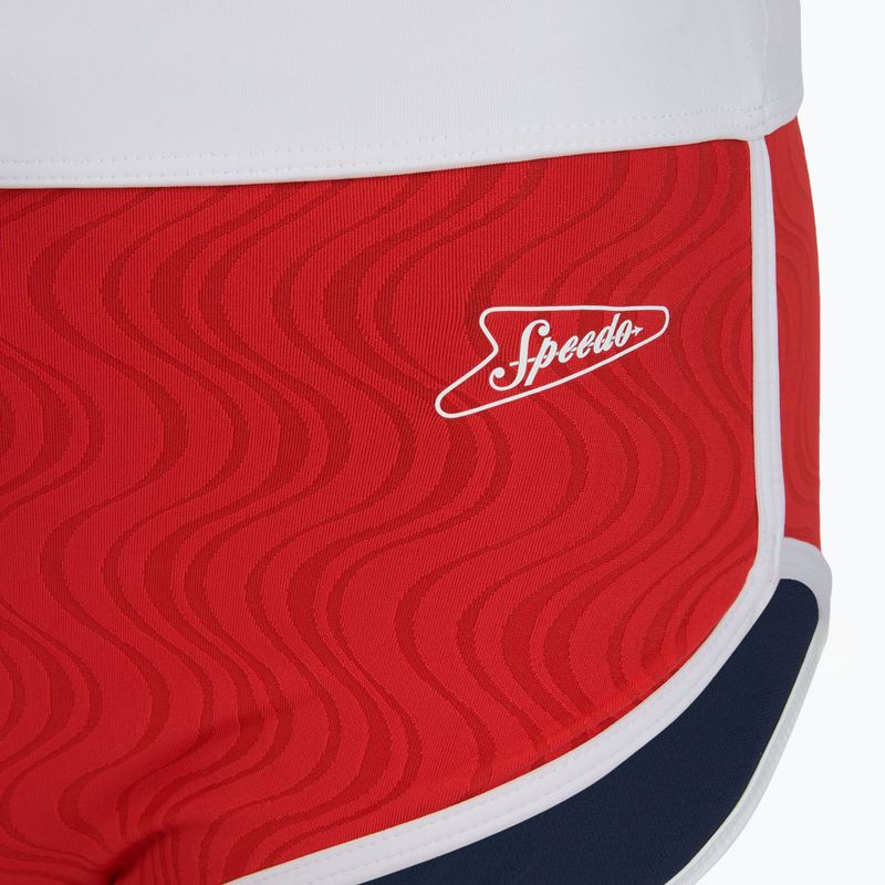 Férfi úszóslip Speedo Texture Brief 3.5" high risk red 3