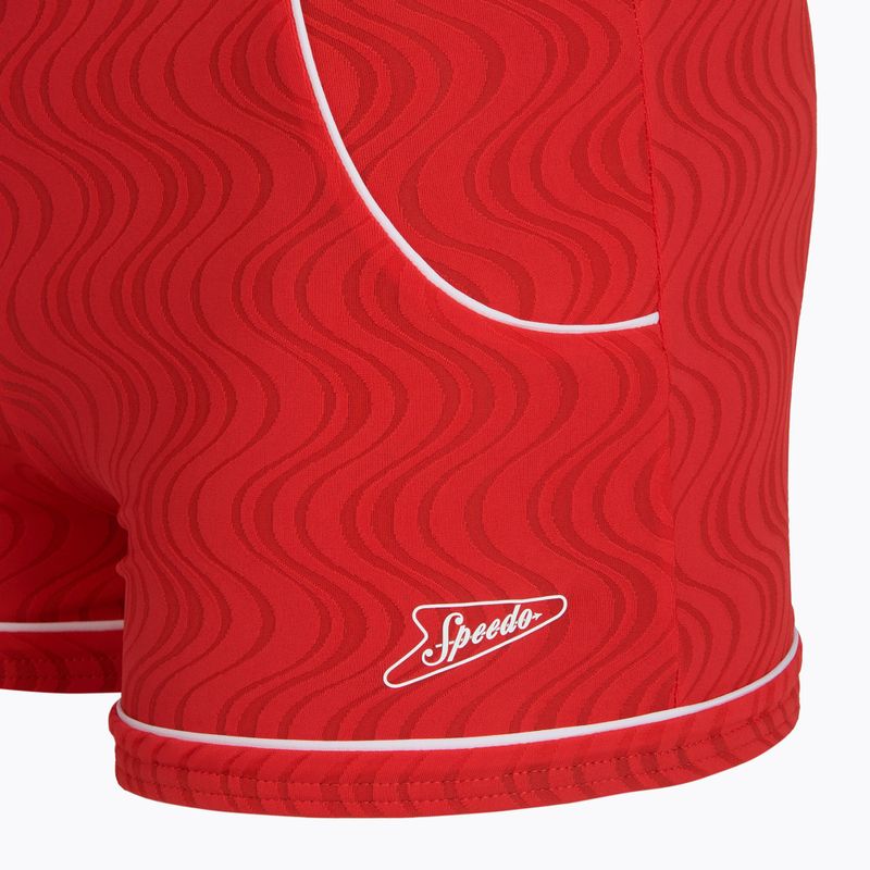Férfi úszónadrág Speedo Textured Aquashort high risk red 3