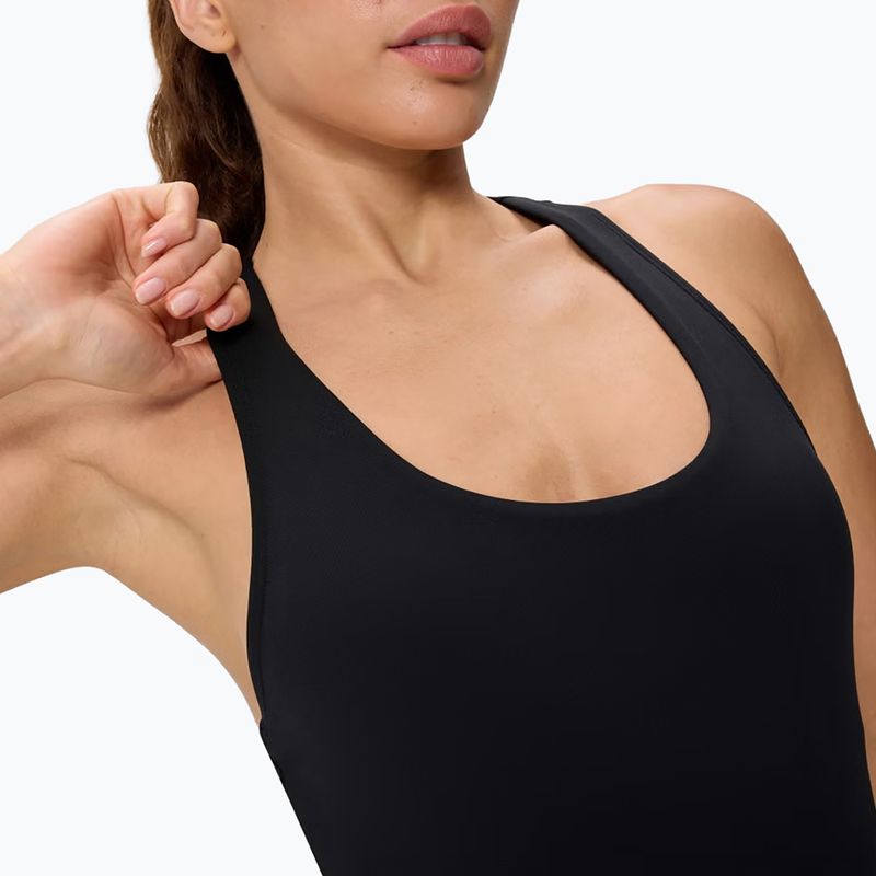Női egyrészes fürdőruha Speedo Solid Scoop Neck anthracite 4