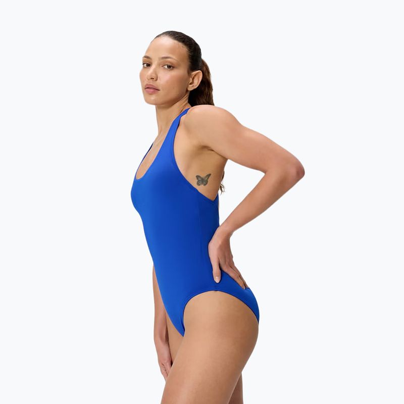 Női egyrészes fürdőruha Speedo Solid Scoop Neck deep sapphire 3