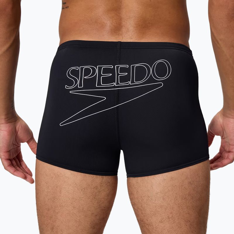 Férfi úszóboxer Speedo Endurance+ Logo Aquashort anthracite 5