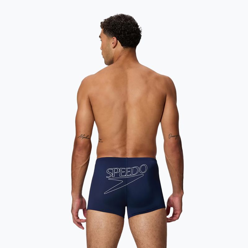 Férfi úszóboxer Speedo Endurance+ Logo Aquashort peacoat 2