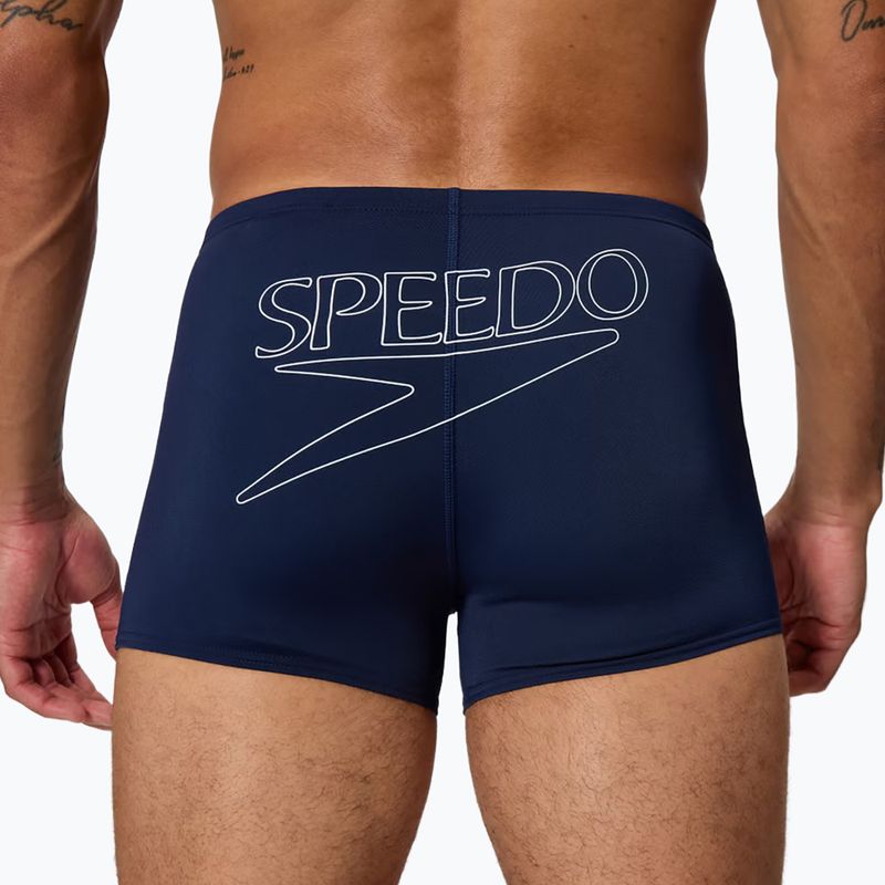 Férfi úszóboxer Speedo Endurance+ Logo Aquashort peacoat 5