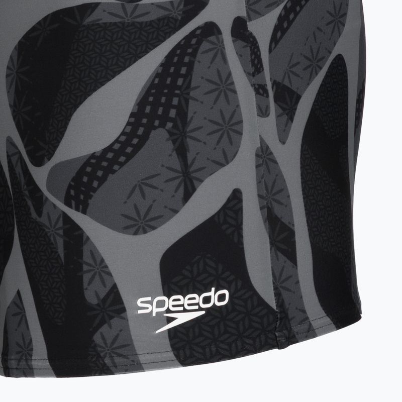 Úszó boxer nadrág Speedo Valmilton Aquashort anthracite/lead grey 4