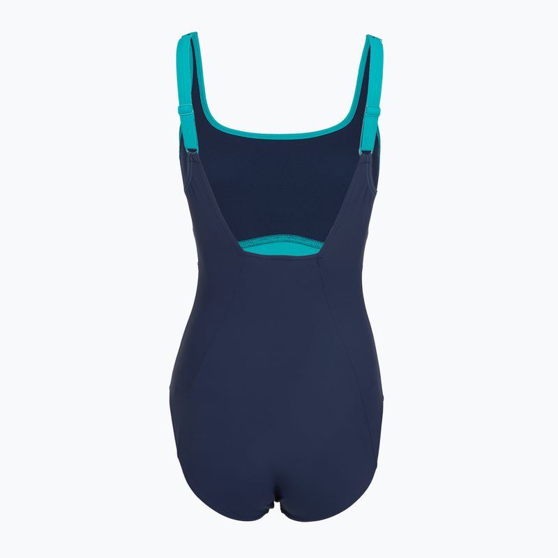 Női egyrészes fürdőruha Speedo Shaping Contour Eclipse peacock teal/peacoat 2