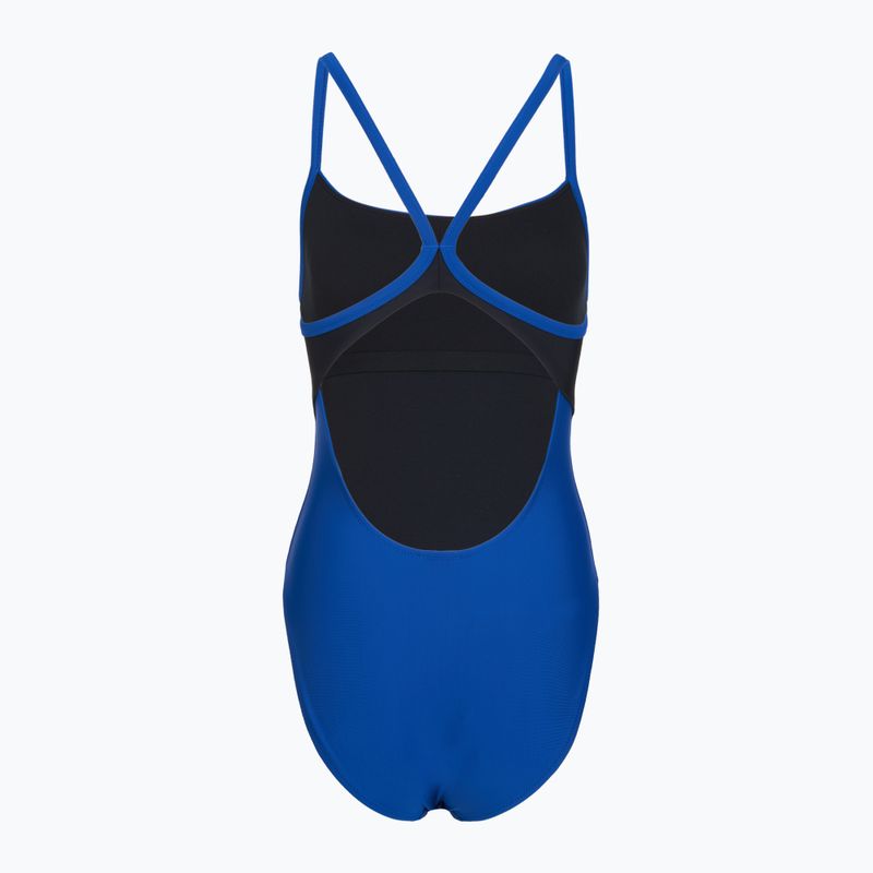 Női egyrészes fürdőruha Speedo Solid Racerback zaffre blue/anthracite 2