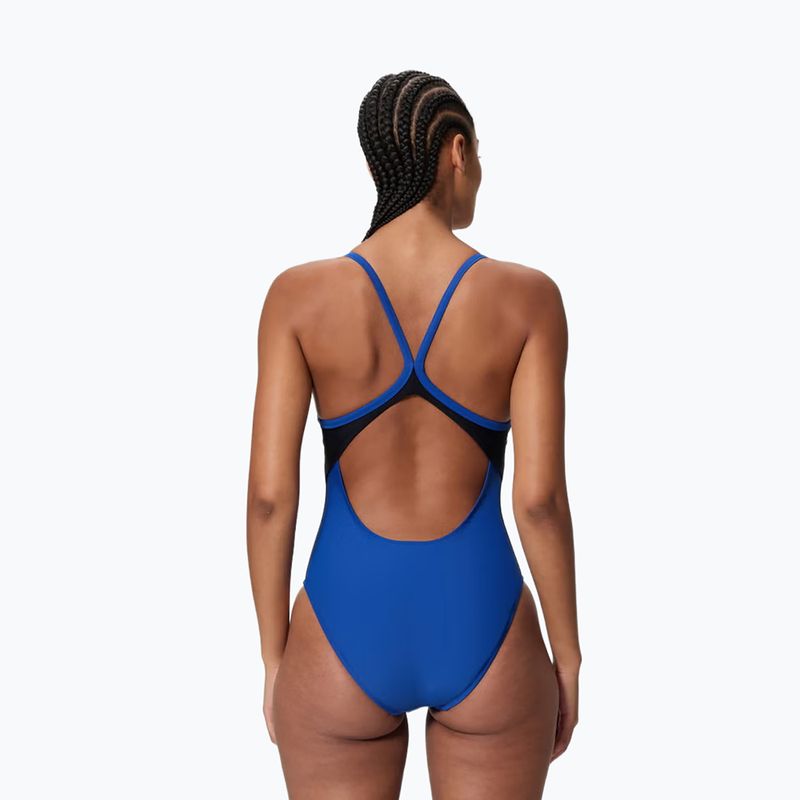 Női egyrészes fürdőruha Speedo Solid Racerback zaffre blue/anthracite 2