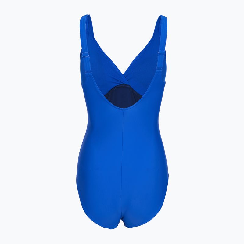 Női egyrészes fürdőruha Speedo Shaping Cross Knot deep sapphire 2