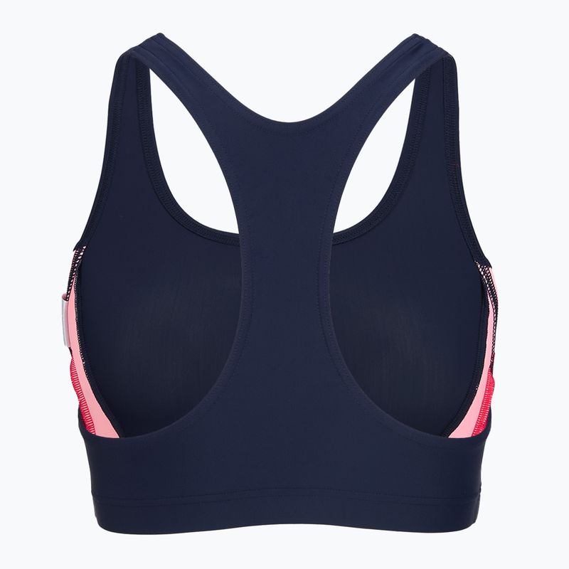 Női egyrészes fürdőruha Speedo Colourblock Splice 2.0 peacoat/pink 4