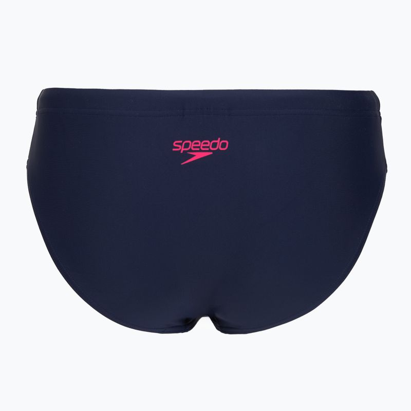 Női egyrészes fürdőruha Speedo Colourblock Splice 2.0 peacoat/pink 7