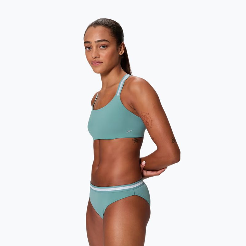 Női kétrészes fürdőruha Speedo Performance storm green 3