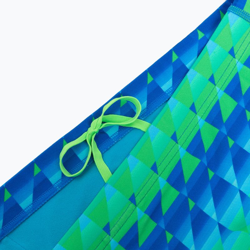 Férfi úszóboxer Speedo ML Printed 13.5 cm Brief quilted triangles/lagoon blue 5