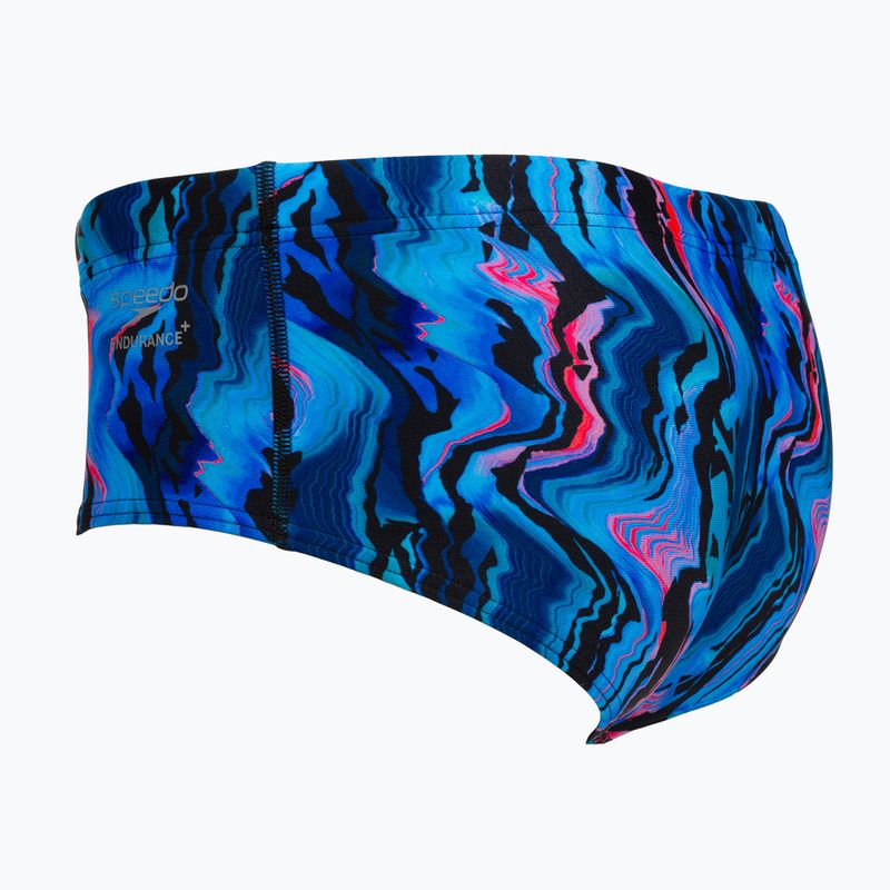 Férfi úszóboxer Speedo ML Printed 13.5 cm Brief canyon ombre/black 3